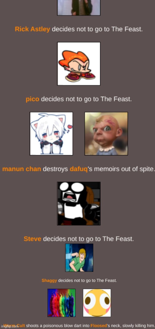 The Feast (I think steve might win this) | made w/ Imgflip meme maker