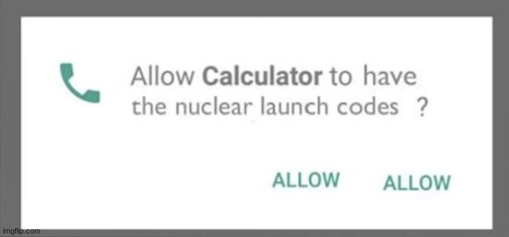 Oh, No. Even the calculator... | image tagged in nukes,calculator | made w/ Imgflip meme maker
