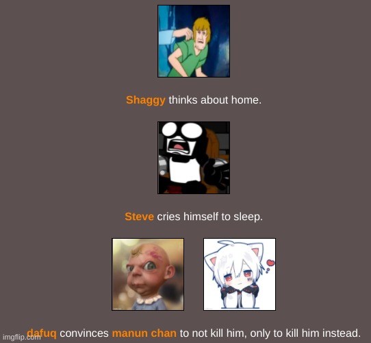 Night 6 (TAKE THAT YOU MURDEROUS FELINE FRICK) | made w/ Imgflip meme maker