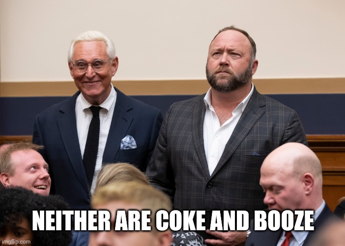 DUI and Cokejaw | NEITHER ARE COKE AND BOOZE | image tagged in dui and cokejaw | made w/ Imgflip meme maker