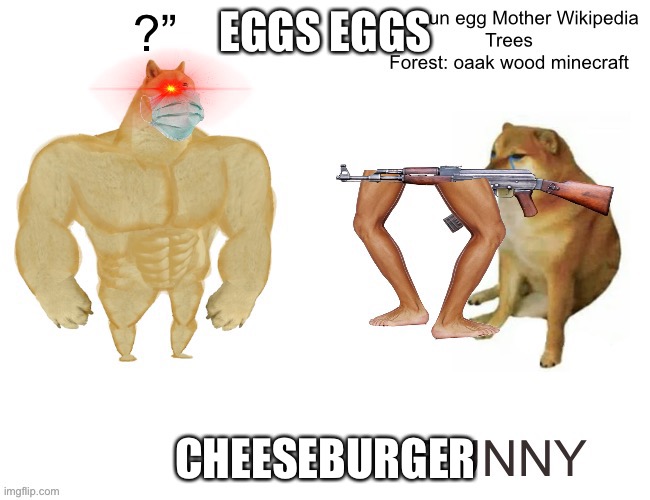 Chew | EGGS EGGS; CHEESEBURGER | image tagged in duck | made w/ Imgflip meme maker