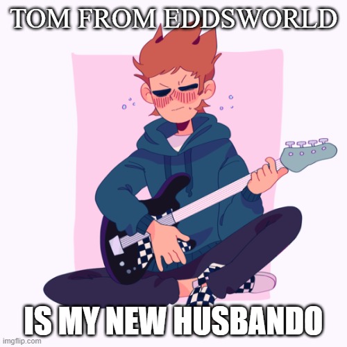 TOM FROM EDDSWORLD; IS MY NEW HUSBANDO | made w/ Imgflip meme maker