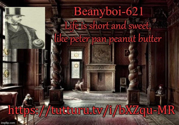 victorian beany | https://tutturu.tv/i/bXZqu-MR | image tagged in victorian beany | made w/ Imgflip meme maker