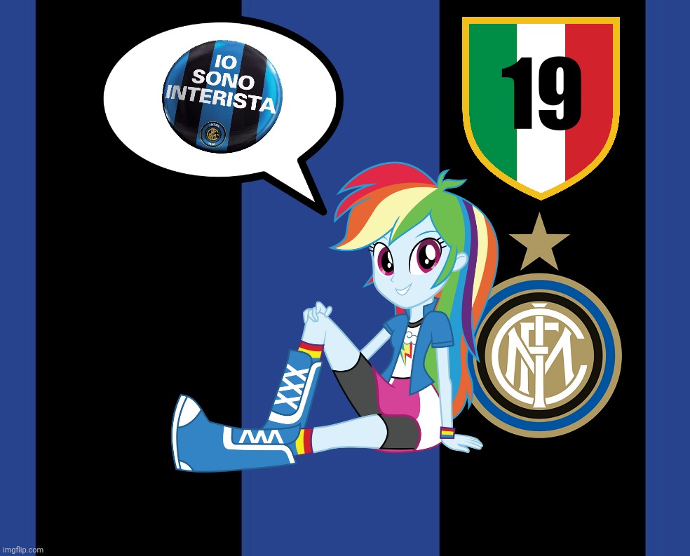 Rainbow Dash è INTERISTA!!! 2 | 19 | image tagged in rainbow dash,inter,calcio,memes | made w/ Imgflip meme maker
