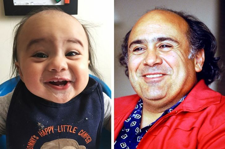 High Quality Baby looks like Danny Devito Blank Meme Template