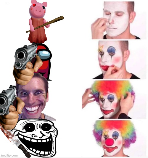 HMM. | image tagged in memes,clown applying makeup | made w/ Imgflip meme maker