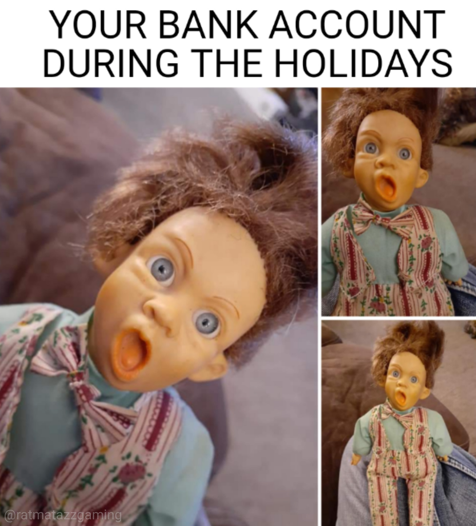 High Quality Shocked doll Blank Meme Template