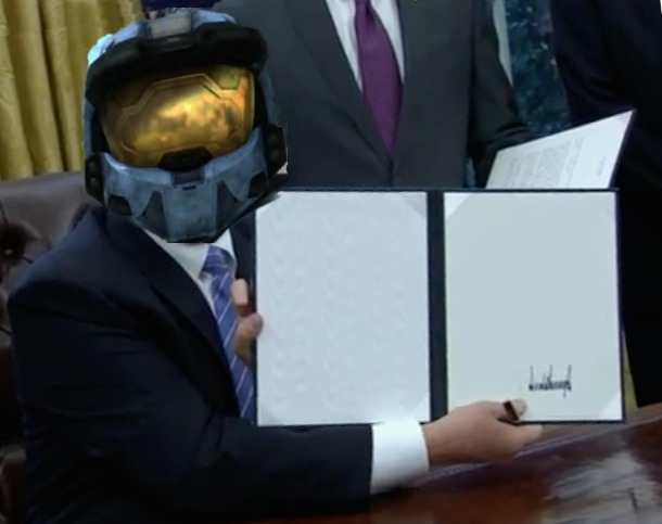 High Quality Church Bill Signing Blank Meme Template