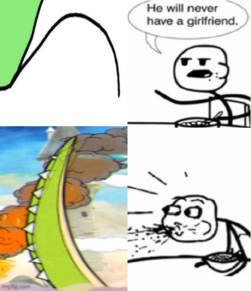 T A I L | image tagged in cereal guy spitting,memes,12 oz mouse,grim matchstick,cuphead,excuse me what the fuck | made w/ Imgflip meme maker