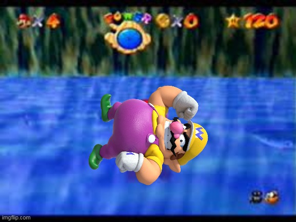 wario drowns at dire dire docks.mp3 | image tagged in memes,wario | made w/ Imgflip meme maker