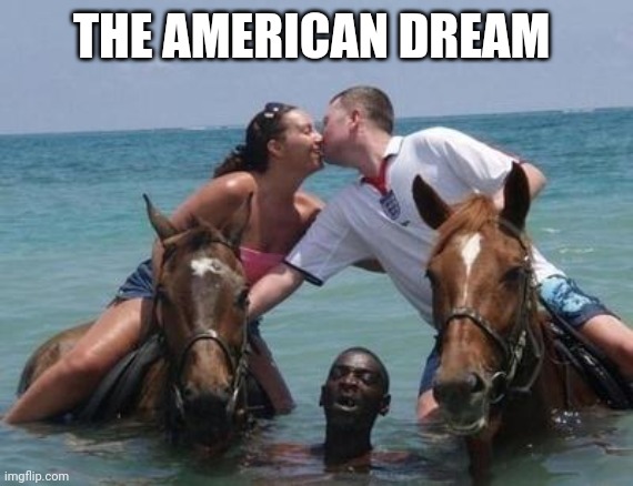 The american dream |  THE AMERICAN DREAM | image tagged in american dream | made w/ Imgflip meme maker