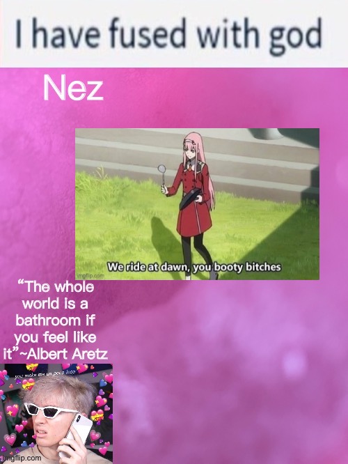Nez’s weird Albert temp | image tagged in nez s weird albert temp | made w/ Imgflip meme maker
