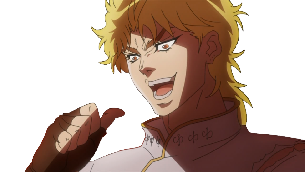 High Quality It was me Dio Blank Meme Template