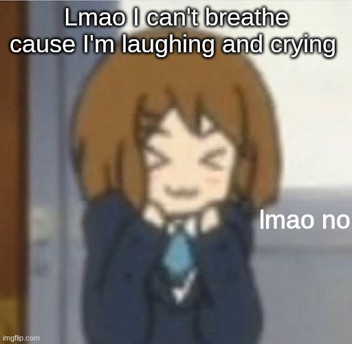 *gets my nonexistant inhaler* | Lmao I can't breathe cause I'm laughing and crying | image tagged in lmao no | made w/ Imgflip meme maker