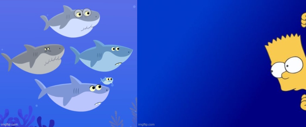 BABY SHARK VS SIMPSONS | made w/ Imgflip meme maker