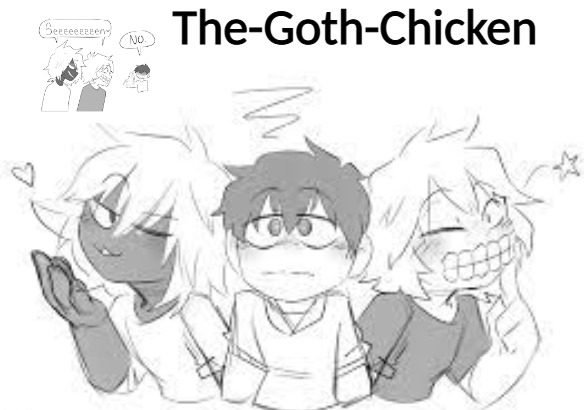 the-goth-chicken's announcement template 18 (made by -.Trash.-) Blank Meme Template