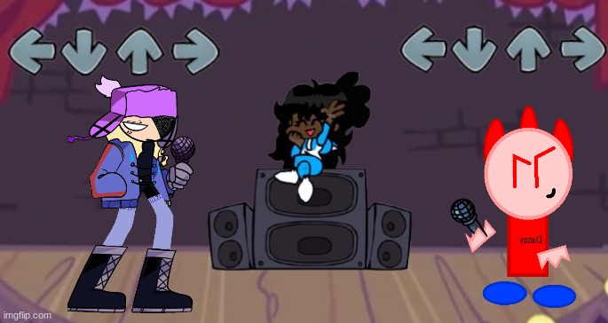 Blank Ms Night Funkin Battle (Improved) | image tagged in blank ms night funkin battle improved | made w/ Imgflip meme maker