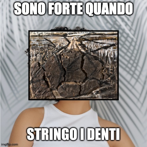 Fragilità resistente | STRINGO I DENTI | image tagged in fragilit resistente | made w/ Imgflip meme maker