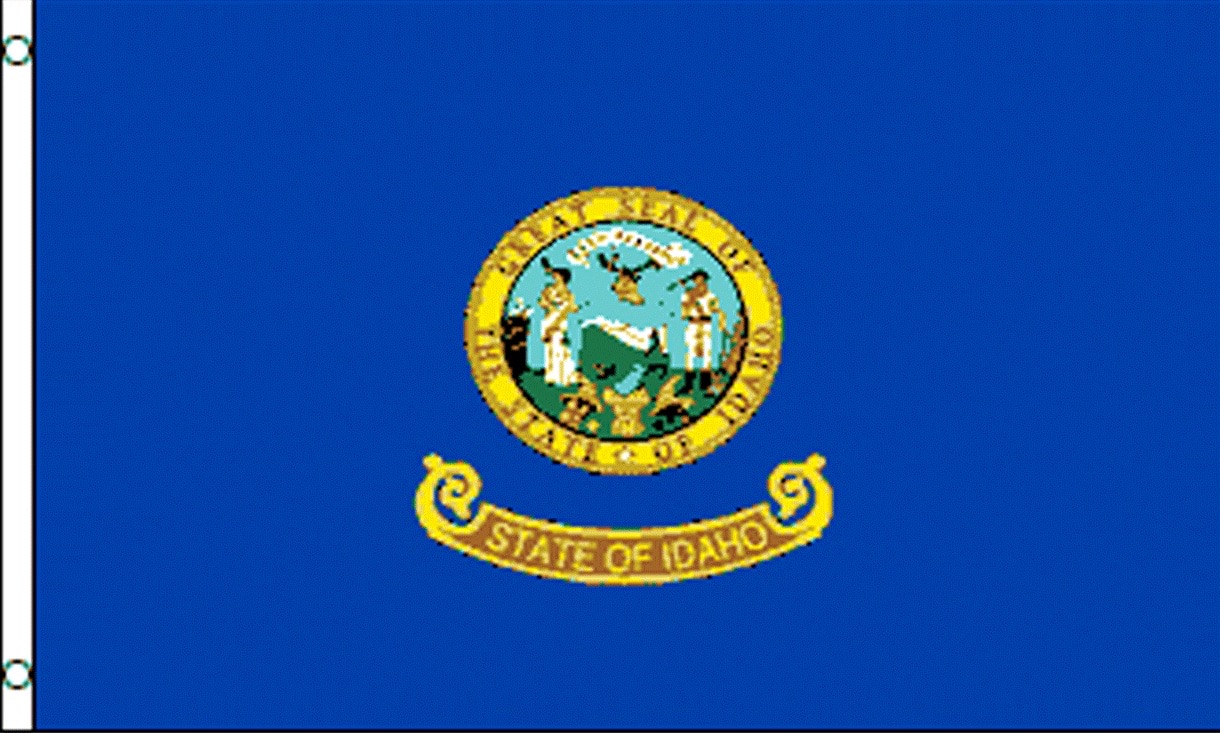 Idaho flag Blank Meme Template