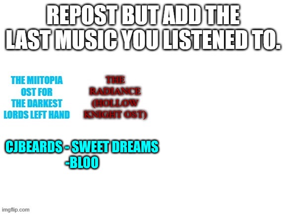 Now I vibe to Feed Me. | CJBEARDS - SWEET DREAMS
-BLOO | made w/ Imgflip meme maker
