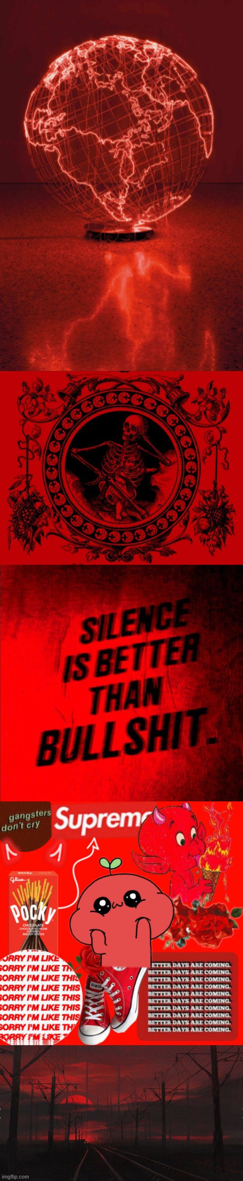 red aesthetic wallpapersss | made w/ Imgflip meme maker