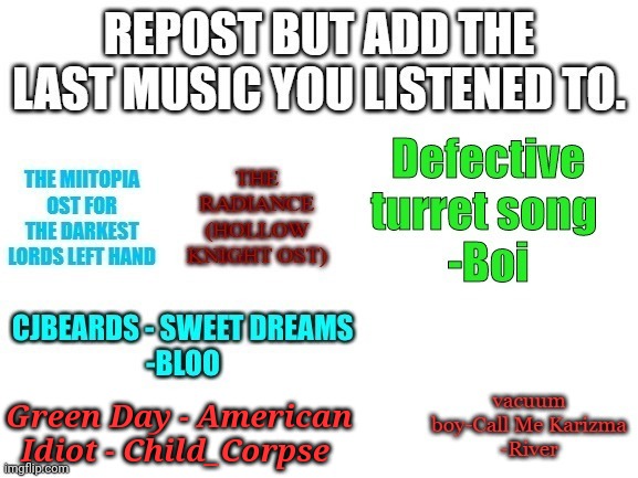Green Day - American Idiot - Child_Corpse | made w/ Imgflip meme maker