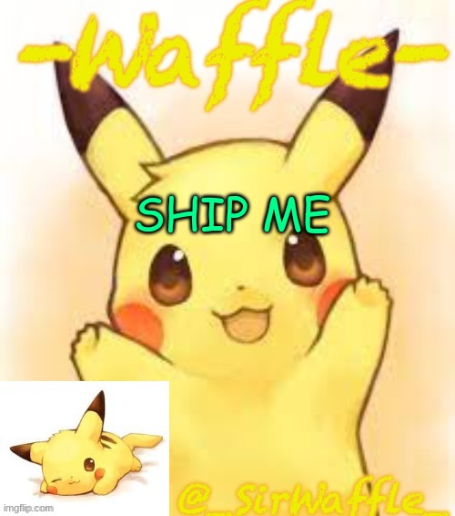 Waffle Temp | SHIP ME | image tagged in waffle temp | made w/ Imgflip meme maker