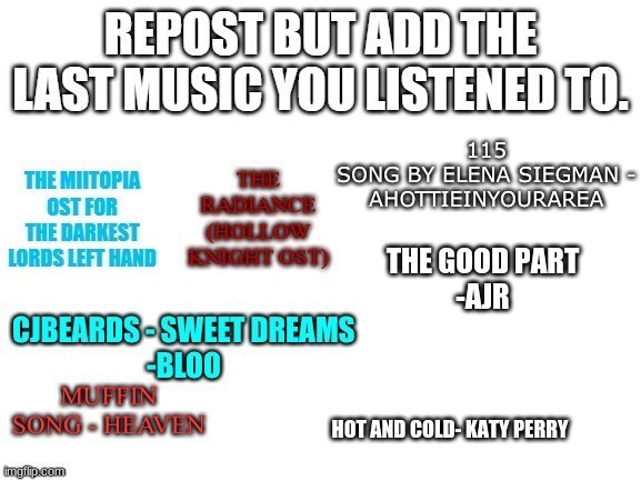 i love that song | THE GOOD PART
-AJR | made w/ Imgflip meme maker