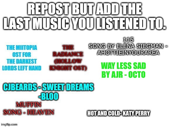 WAY LESS SAD BY AJR - OCTO | made w/ Imgflip meme maker
