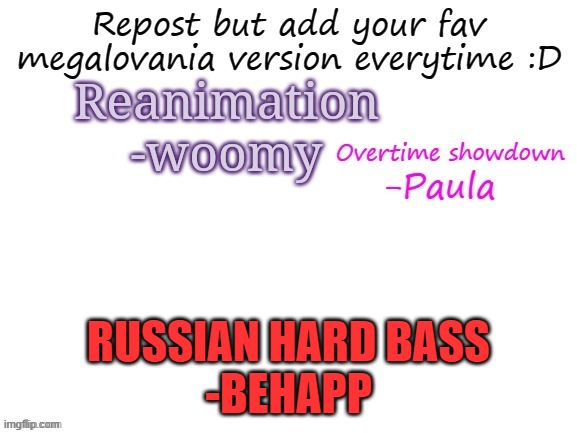 RUSSIAN HARD BASS
-BEHAPP | made w/ Imgflip meme maker