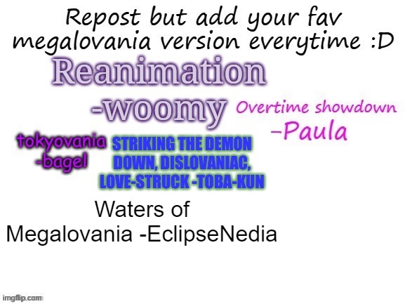 here | Waters of Megalovania -EclipseNedia | image tagged in here | made w/ Imgflip meme maker