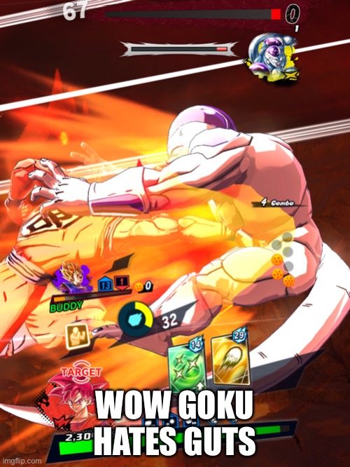 WOW GOKU HATES GUTS | made w/ Imgflip meme maker
