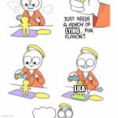 LYING; LILA | image tagged in miraculous ladybug | made w/ Imgflip meme maker