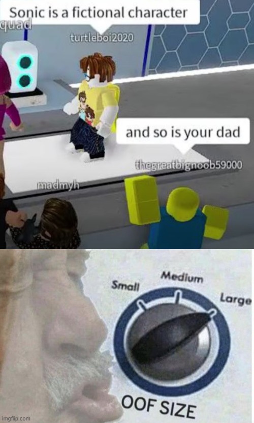 dats gotta hurt | image tagged in oof size large,roblox,roasted | made w/ Imgflip meme maker