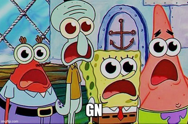 Spongebob and the gang breathing | GN | image tagged in spongebob and the gang breathing | made w/ Imgflip meme maker