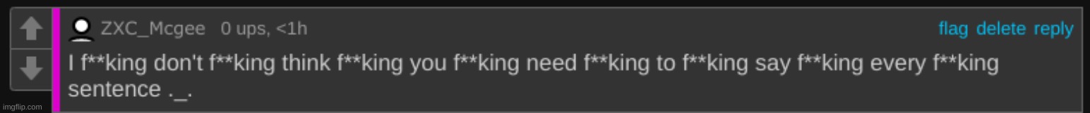 New template lmao | image tagged in mildly aggressive opinion | made w/ Imgflip meme maker