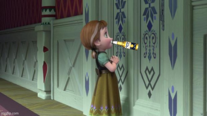 Frozen Anna Snowman | image tagged in frozen anna snowman | made w/ Imgflip meme maker