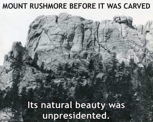 *eyerolls in Founding Father* | image tagged in mount rushmore unpresidented,repost,mount rushmore,presidents,mountain,eyeroll | made w/ Imgflip meme maker