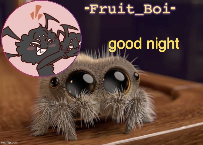 good night | image tagged in webber announcement 2 made by -kirbobun-the-shapeshifter- | made w/ Imgflip meme maker
