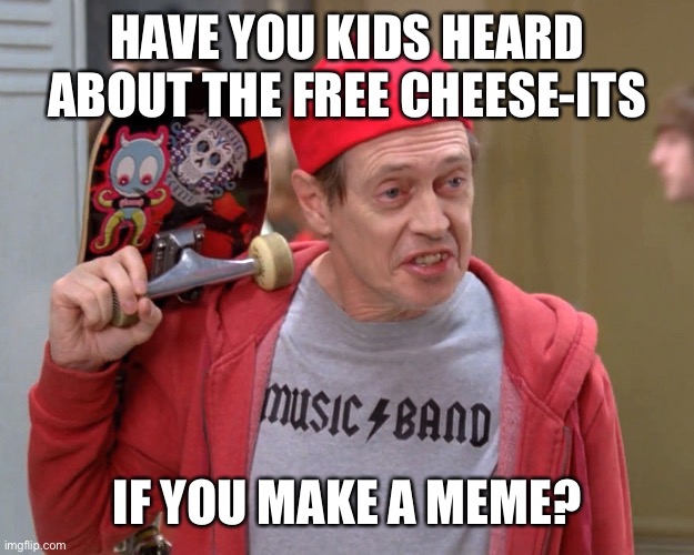 [CheezIt] Get a FREE Box of CheezIt Crackers When You Create a Meme freebies