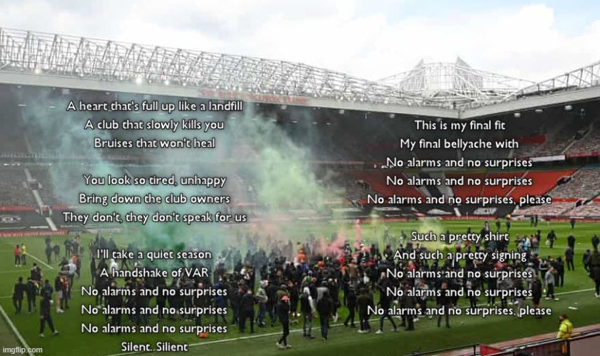 Man Utd Protests | image tagged in football,esl,manchester united | made w/ Imgflip meme maker