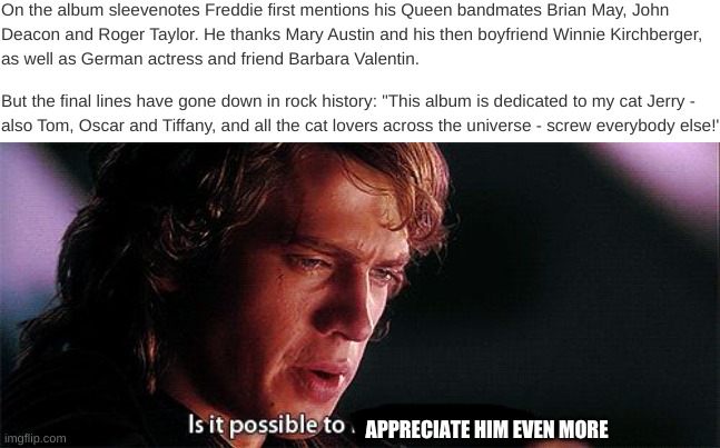 Is it possible to love him even more | APPRECIATE HIM EVEN MORE | image tagged in is it possible to learn this power | made w/ Imgflip meme maker