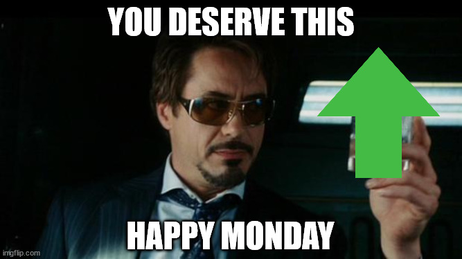 YOU DESERVE THIS HAPPY MONDAY | made w/ Imgflip meme maker