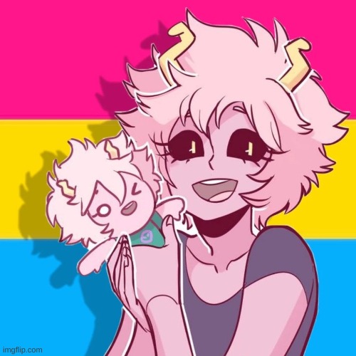 Blue holding the Gay Pride Flag by ToukoYuuki on DeviantArt