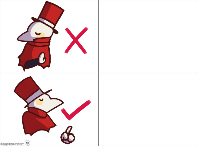 High Quality crowsworn approves Blank Meme Template