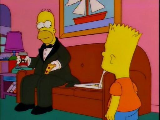 POR QUÉ TAN ELEGANTE HOMERO Blank Meme Template