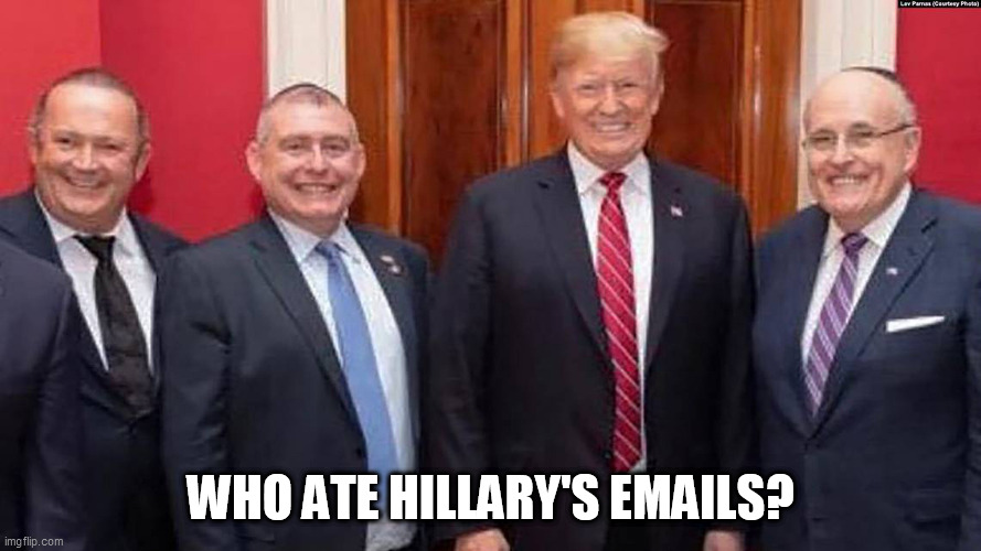 It Takes a Village | WHO ATE HILLARY'S EMAILS? | image tagged in hillary emails,it takes a village | made w/ Imgflip meme maker