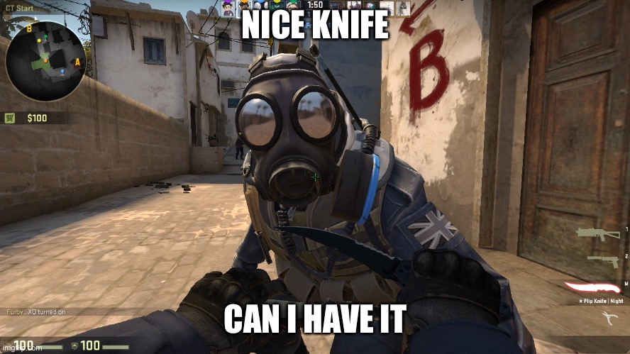 NICE KNIFE CAN I HAVE IT | made w/ Imgflip meme maker