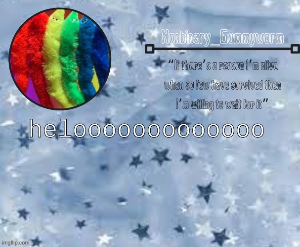 Gummyworm Temp Thx Suga | helooooooooooooo | made w/ Imgflip meme maker