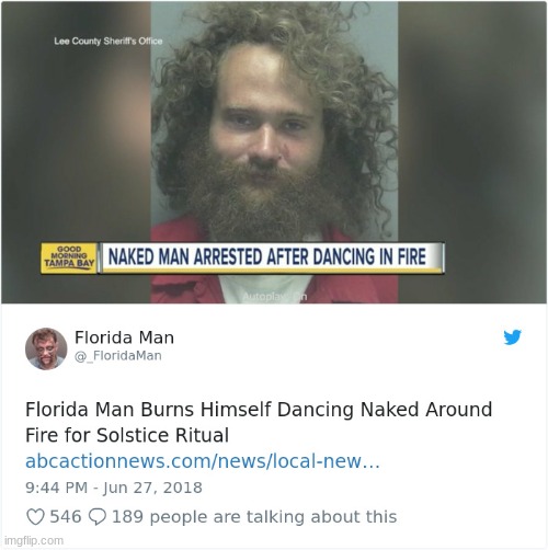 Man Florida | image tagged in florida,florida man,memes | made w/ Imgflip meme maker